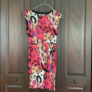 Diane von Furstenberg printed midi dress size 2